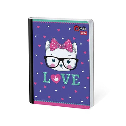 Cuaderno cosido grande de 50 hojas cuadriculado 23CM X 18 #NIÑAQNOTA