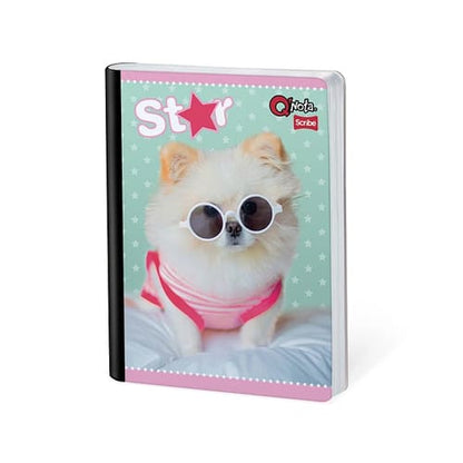 Cuaderno cosido grande de 100 hojas cuadriculado 23CM X 18 #NIÑAQNOTA