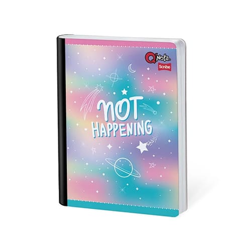 Cuaderno cosido grande de 50 hojas cuadriculado 23CM X 18 #NIÑAQNOTA