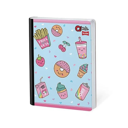 Cuaderno cosido grande de 100 hojas cuadriculado 23CM X 18 #NIÑAQNOTA