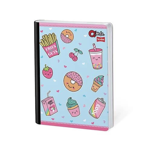 Cuaderno cosido grande de 100 hojas cuadriculado 23CM X 18 #NIÑAQNOTA
