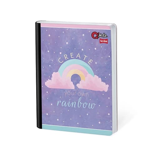 Cuaderno cosido grande de 50 hojas cuadriculado 23CM X 18 #NIÑAQNOTA