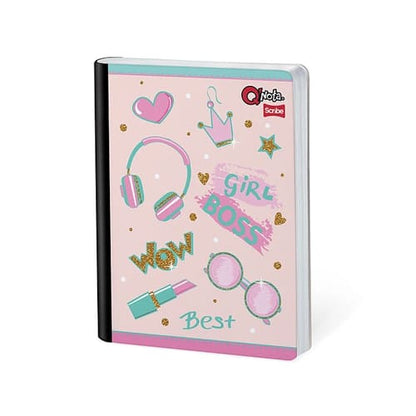 Cuaderno cosido grande de 100 hojas cuadriculado 23CM X 18 #NIÑAQNOTA