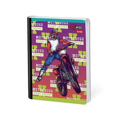 Cuaderno cosido grande de 100 hojas cuadriculado 23CM X 18 #NIÑOQNOTA