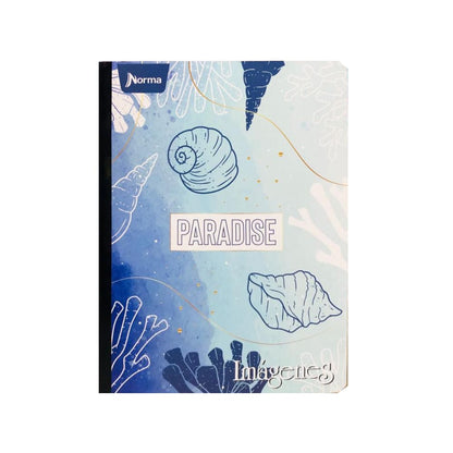 Cuaderno cosido grande de 100 hojas cuadriculado 23CM X 18 #NIÑANORMA