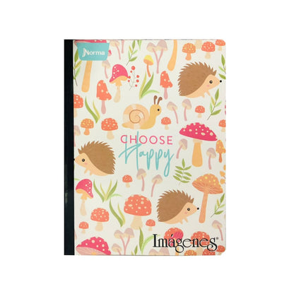 Cuaderno cosido grande de 100 hojas cuadriculado 23CM X 18 #NIÑANORMA