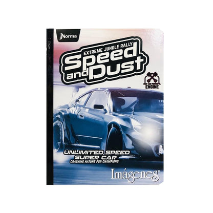 Cuaderno cosido grande de 50 hojas cuadriculado 23CM X 18 #NIÑONORMA