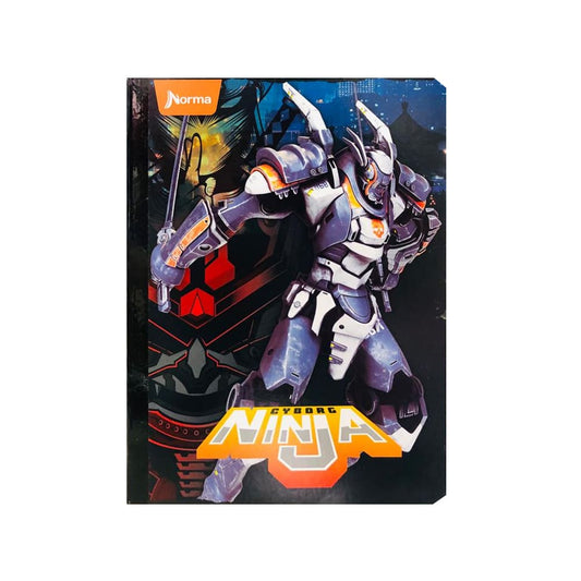 Cuaderno cosido grande de 100 hojas cuadriculado 23CM X 18 #NIÑONORMA