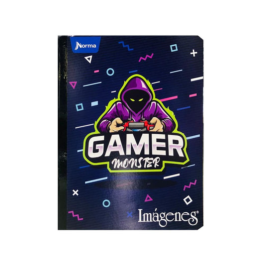 Cuaderno cosido grande de 50 hojas cuadriculado 23CM X 18 #NIÑOQNOTA