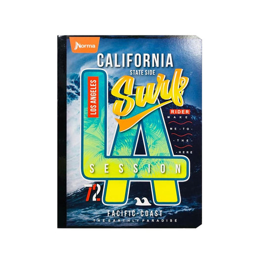 Cuaderno cosido grande de 50 hojas cuadriculado 23CM X 18 #NIÑONORMA