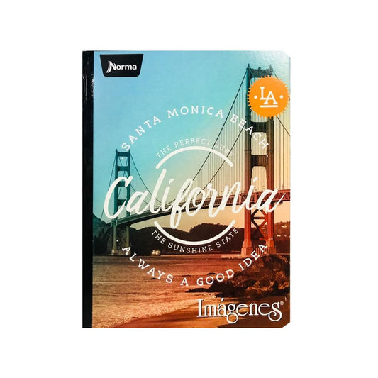 Cuaderno cosido grande de 100 hojas cuadriculado 23CM X 18 #UNISEXNORMA