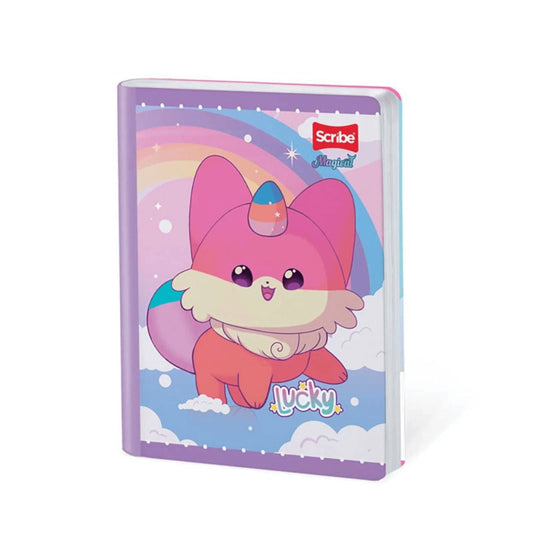 Cuaderno scribe cosido grande 100 hojas Cuadriculado MAGICAL #11 Niñas