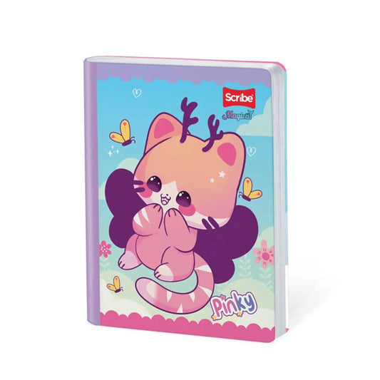 Cuaderno scribe cosido grande 100 hojas Cuadriculado MAGICAL #7 Niñas