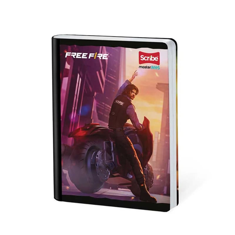 Cuaderno scribe cosido grande 100 hojas FREE FIRE para niños #3