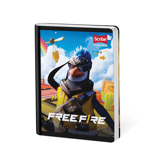 Cuaderno scribe cosido grande 100 hojas FREE FIRE para niños #5