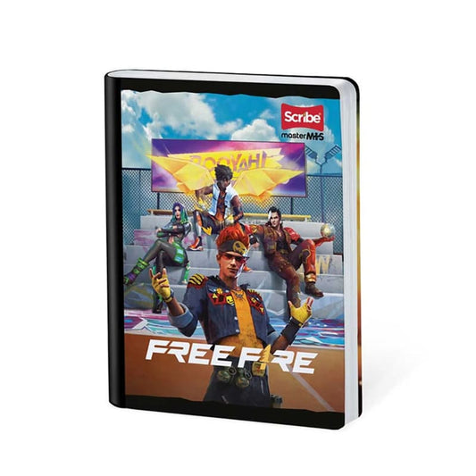 Cuaderno scribe cosido grande 100 hojas FREE FIRE para niños #6