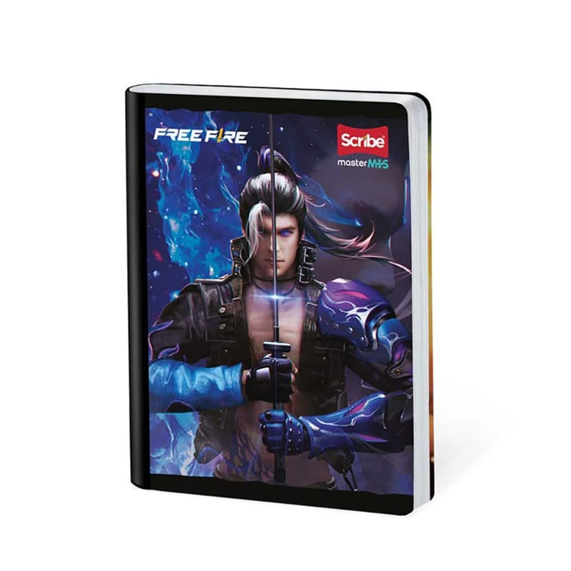 Cuaderno scribe cosido grande 100 hojas FREE FIRE para niños #8