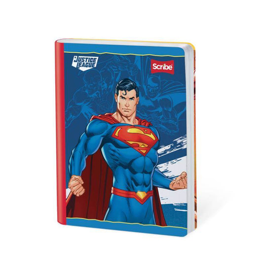 Cuaderno scribe cosido grande 100 hojas Ferrocarril JUSTICE LEAGUE #1