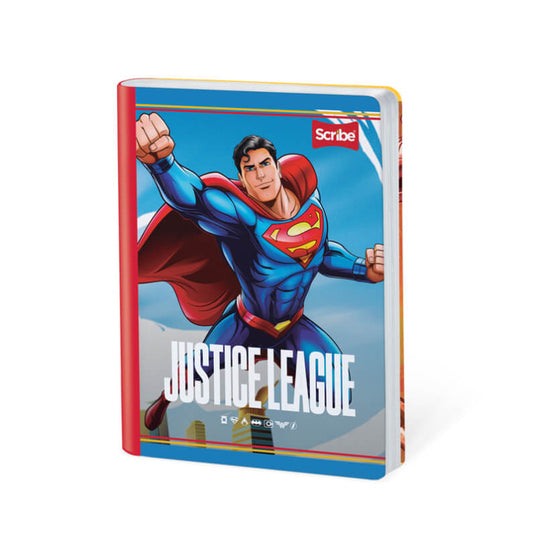 Cuaderno scribe cosido grande 100 hojas Ferrocarril JUSTICE LEAGUE #6