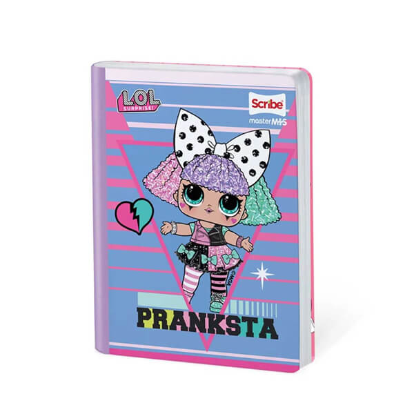 Cuaderno scribe cosido grande 100 hojas LOL para niñas #5