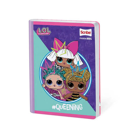 Cuaderno scribe cosido grande 100 hojas LOL para niñas #7