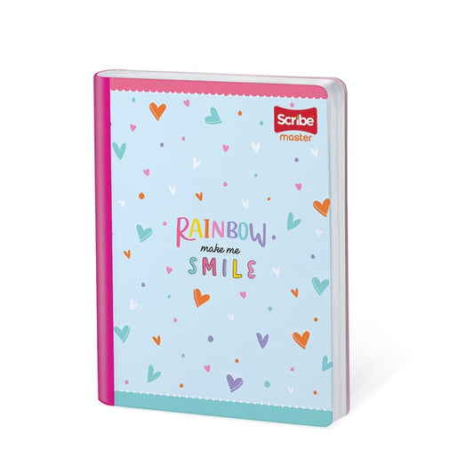 Cuaderno scribe cosido grande 100 hojas MASTER FEMENINO #1