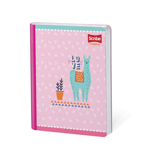 Cuaderno scribe cosido grande 100 hojas MASTER FEMENINO #2