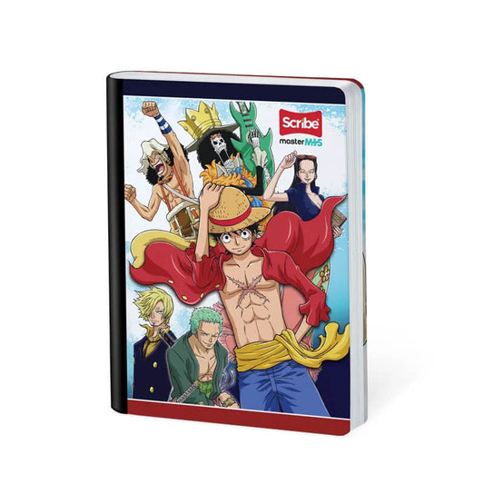 Cuaderno scribe cosido grande 100 hojas ONE PIECE para niños #1