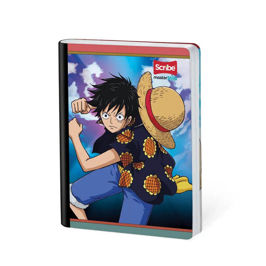 Cuaderno scribe cosido grande 100 hojas ONE PIECE para niños #6