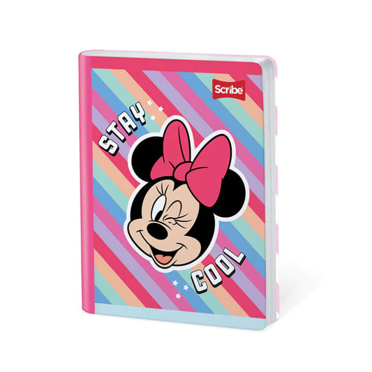 Cuaderno scribe cosido grande 100 hojas Rayado MINNIE MOUSE #2 Niñas