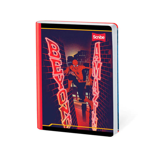 Cuaderno scribe cosido grande 100 hojas SPIDERMAN para niños #3