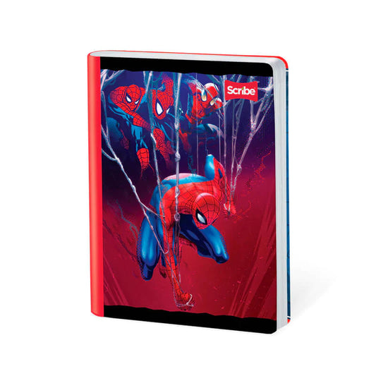 Cuaderno scribe cosido grande 100 hojas SPIDERMAN para niños #4