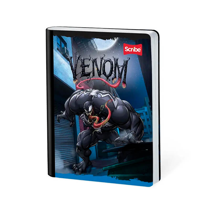 Cuaderno scribe cosido grande 100 hojas VENOM para niños #3