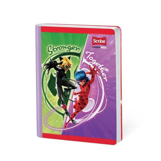Cuaderno scribe cosido grande 100 hojas LADY BUG para niñas #3