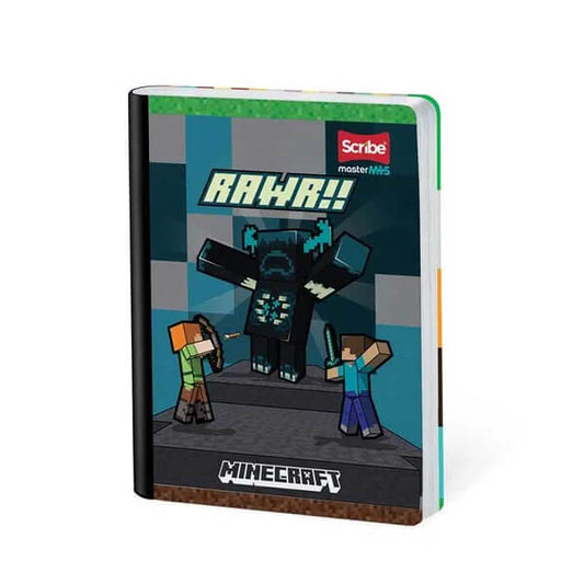 Cuaderno scribe cosido grande 100 hojas MINECRAFT para niños #5