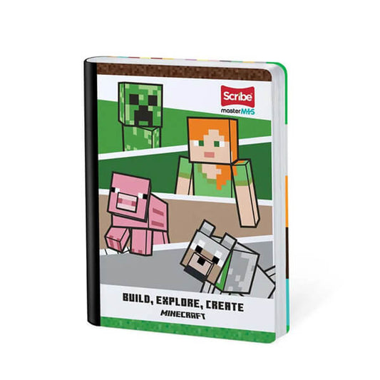 Cuaderno scribe cosido grande 100 hojas MINECRAFT para niños #6