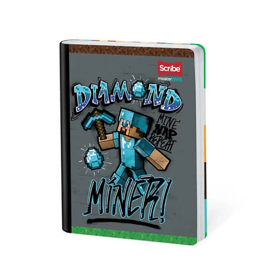 Cuaderno scribe cosido grande MINECRAFT para niños #8