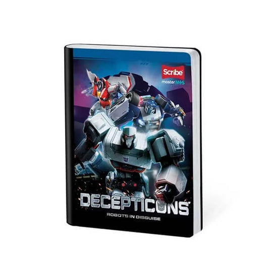 Cuaderno scribe cosido grande 100 hojas TRANSFORMERS para niños #4