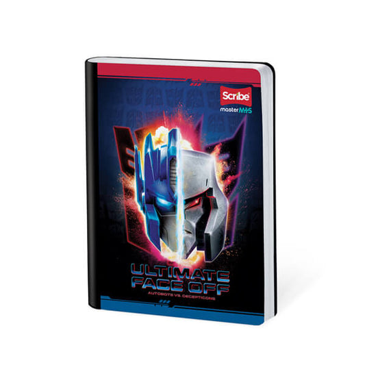 Cuaderno scribe cosido grande 100 hojas TRANSFORMERS para niños #5