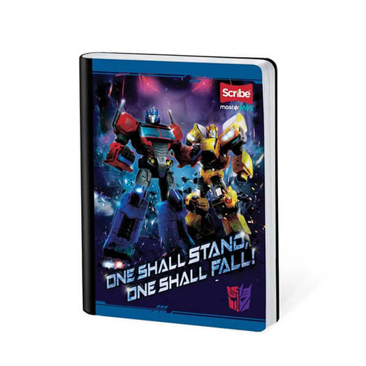 Cuaderno scribe cosido grande 100 hojas TRANSFORMERS para niños #7