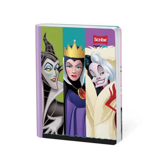 Cuaderno scribe cosido grande 100 hojas VILLANS para niñas #1