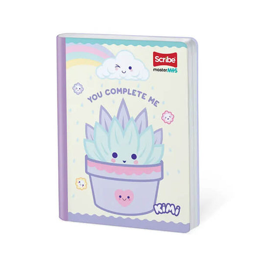 Cuaderno scribe cosido grande de 100 hojas KIMI para niñas #3