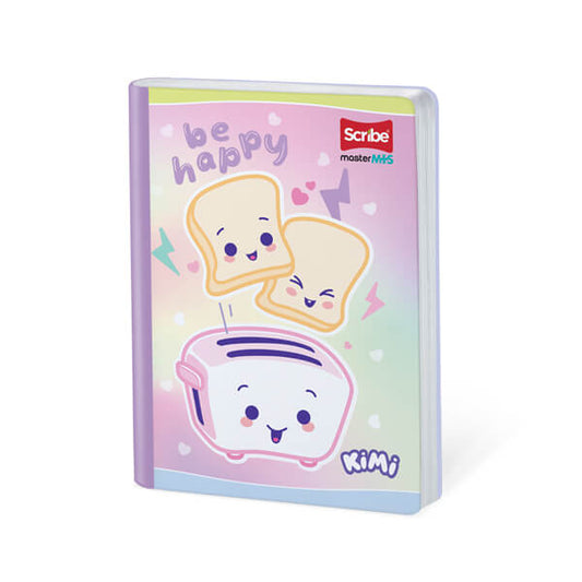 Cuaderno scribe cosido grande de 100 hojas KIMI para niñas #6