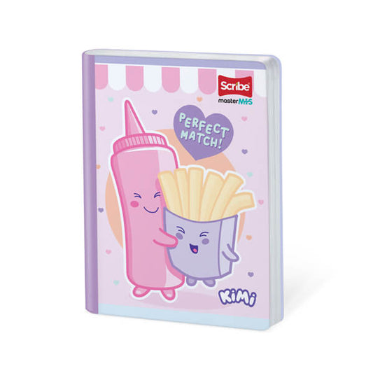 Cuaderno scribe cosido grande de 100 hojas KIMI para niñas #7