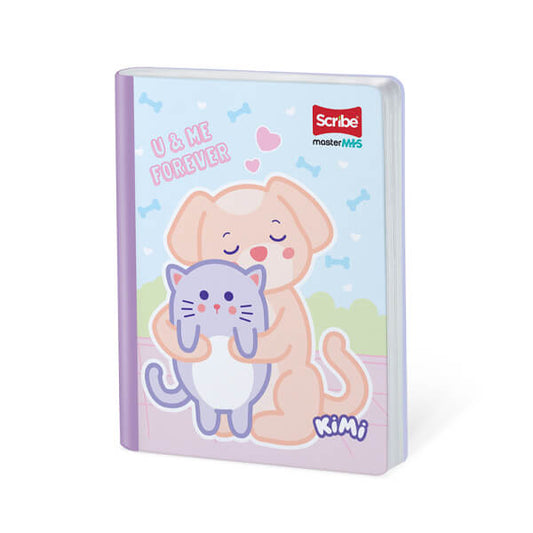 Cuaderno scribe cosido grande de 100 hojas KIMI para niñas #8