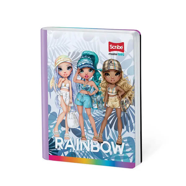 Cuaderno scribe cosido grande 100 hojas Rainbow High para niñas #6