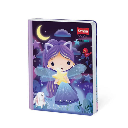 Cuaderno scribe cosido grande 100 hojas STARGLOW para niñas #2