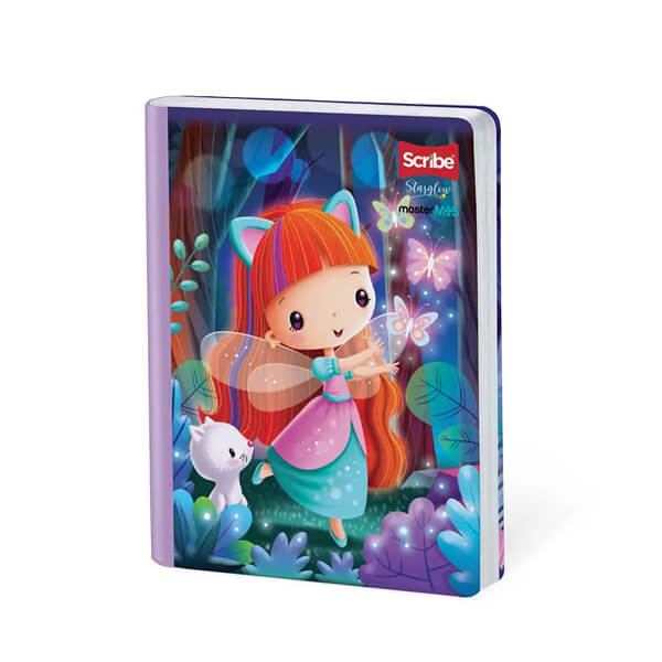 Cuaderno scribe cosido grande 100 hojas STARGLOW para niñas #6