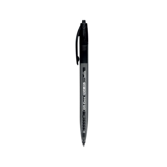 Esfero semi-gel retractil 0.7mm -OFFIESCO- x UNIDAD Color Negro