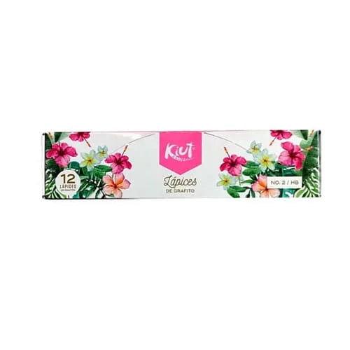 Lápiz de grafito -KIUT HB 2- CAJA X 12